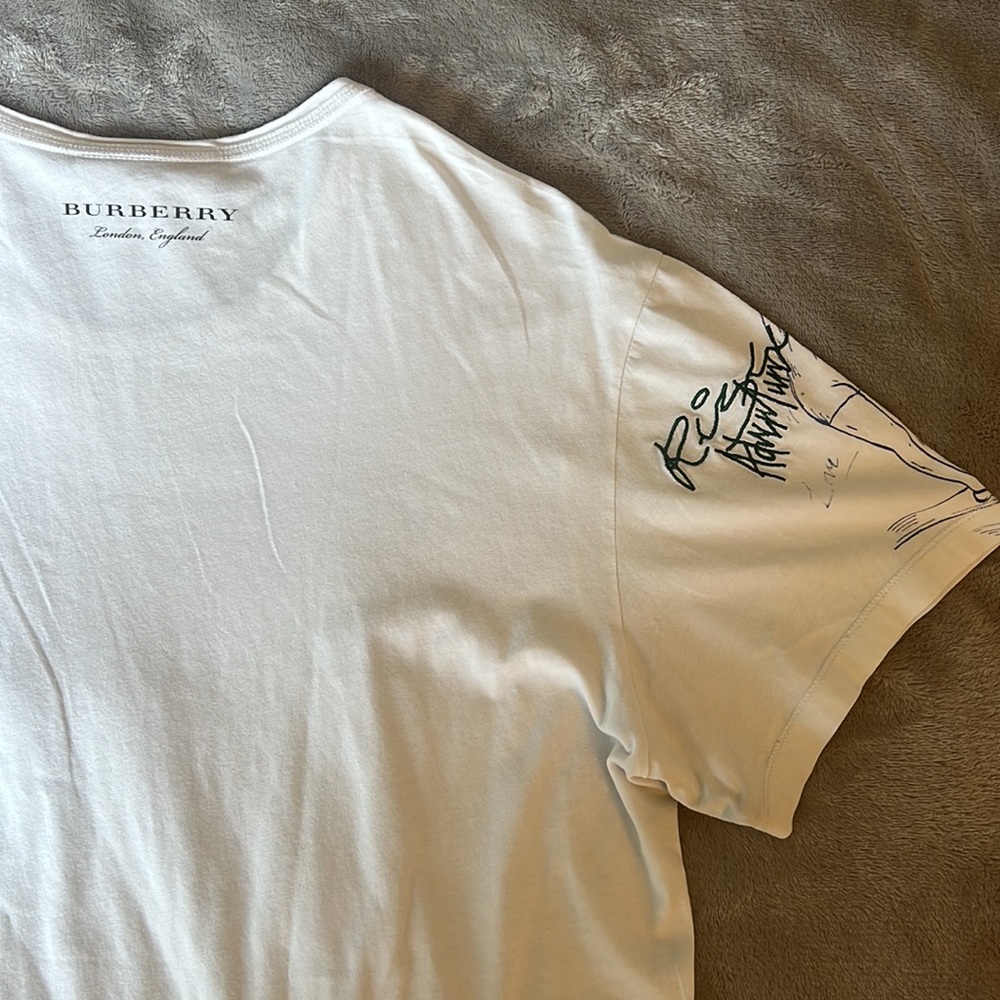 BURBERRY Tshirt, white, large - Picture 4 of 4